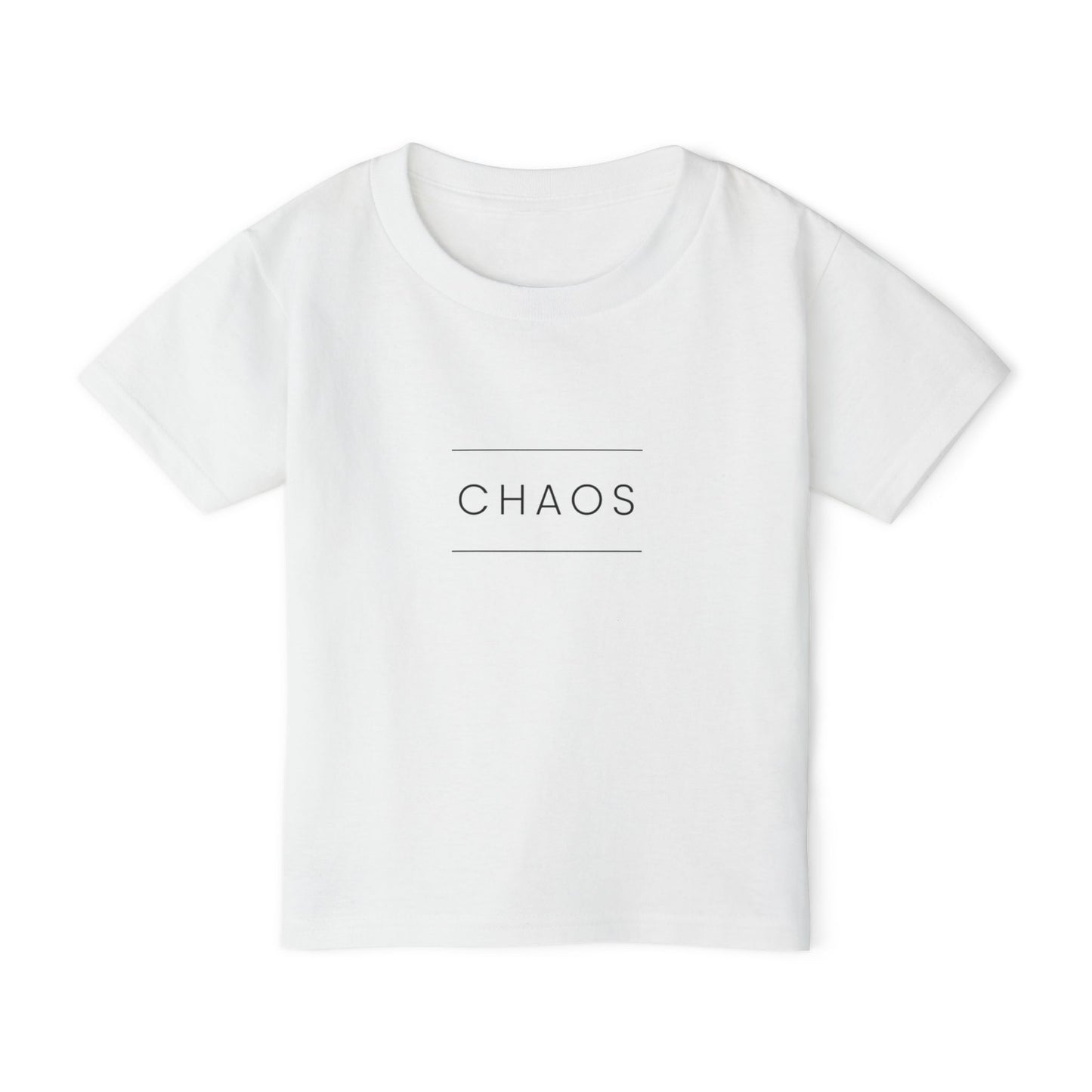 Chaos Toddler T-Shirt – Funny Matching Family Tee | Casually Clever Kids Shirt Pairs with Chaos Coordinator