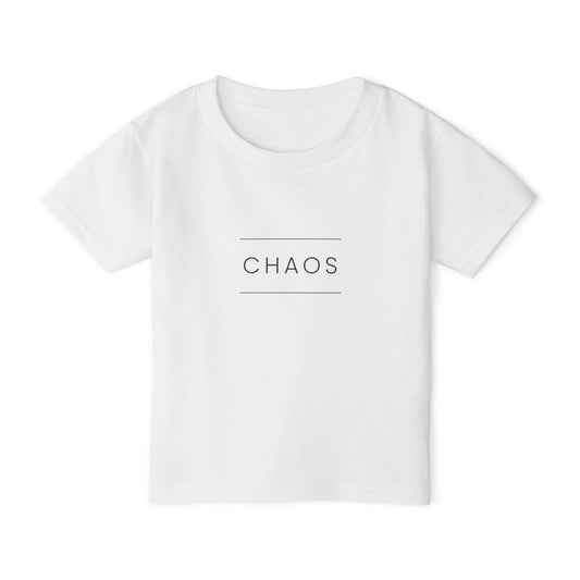 Chaos Toddler T-Shirt – Funny Matching Family Tee | Casually Clever Kids Shirt Pairs with Chaos Coordinator