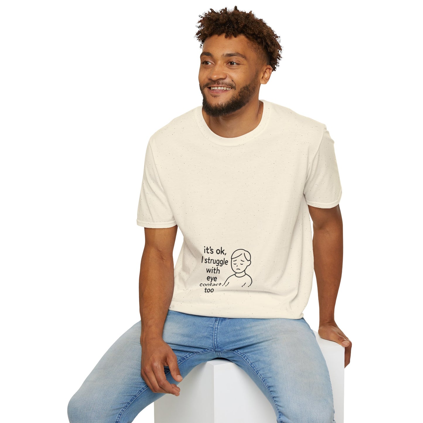 Clever Eye Contact Shirt – Witty Introvert Humor Tee